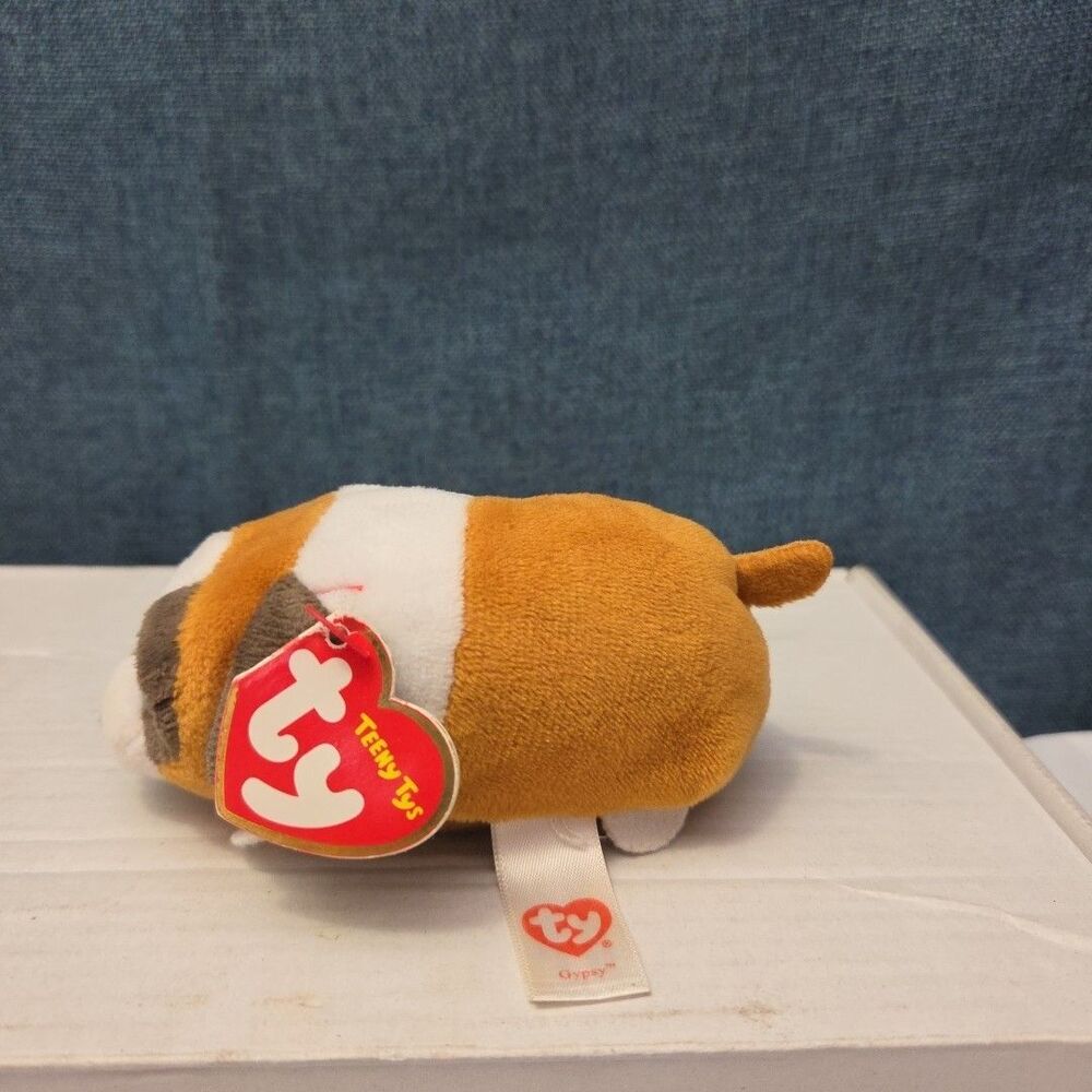 Ty Teenie Tys Gypsy St Bernard Dog Stackable Plush Blue Glitter Eyes MWMT 42205 - Picture 15 of 16